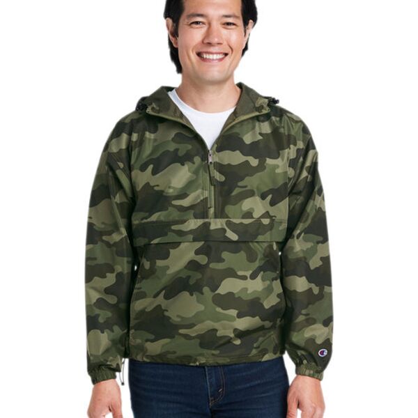 CO200 -  Champion Adult Packable Anorak 1/4 Zip Jacket Thumbnail