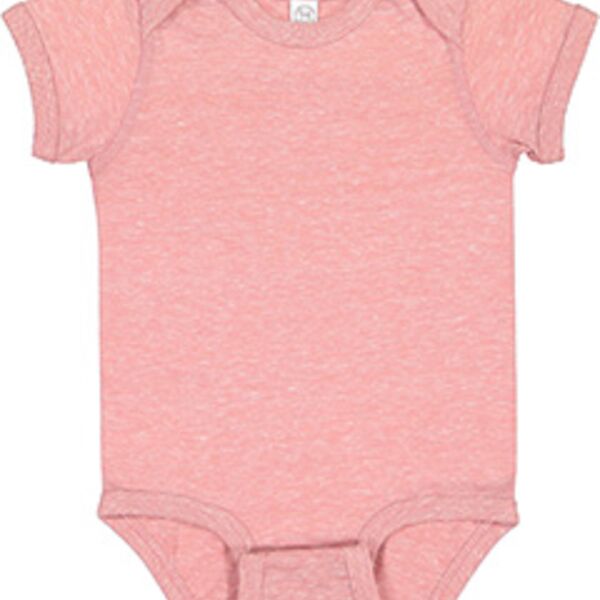 4491 - Rabbit Skins Infant Harborside Melange Jersey Bodysuit Thumbnail