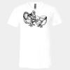 3005 - BELLA +CANVAS Unisex Jersey Short-Sleeve V-Neck T-Shirt Thumbnail