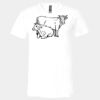3005 - BELLA +CANVAS Unisex Jersey Short-Sleeve V-Neck T-Shirt Thumbnail
