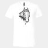 3005 - BELLA +CANVAS Unisex Jersey Short-Sleeve V-Neck T-Shirt Thumbnail