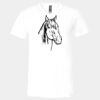 3005 - BELLA +CANVAS Unisex Jersey Short-Sleeve V-Neck T-Shirt Thumbnail