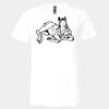 3005 - BELLA +CANVAS Unisex Jersey Short-Sleeve V-Neck T-Shirt Thumbnail