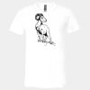 3005 - BELLA +CANVAS Unisex Jersey Short-Sleeve V-Neck T-Shirt Thumbnail