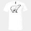 3005 - BELLA +CANVAS Unisex Jersey Short-Sleeve V-Neck T-Shirt Thumbnail