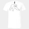 3005 - BELLA +CANVAS Unisex Jersey Short-Sleeve V-Neck T-Shirt Thumbnail