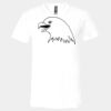 3005 - BELLA +CANVAS Unisex Jersey Short-Sleeve V-Neck T-Shirt Thumbnail