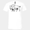 3005 - BELLA +CANVAS Unisex Jersey Short-Sleeve V-Neck T-Shirt Thumbnail