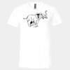 3005 - BELLA +CANVAS Unisex Jersey Short-Sleeve V-Neck T-Shirt Thumbnail
