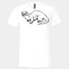 3005 - BELLA +CANVAS Unisex Jersey Short-Sleeve V-Neck T-Shirt Thumbnail