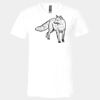 3005 - BELLA +CANVAS Unisex Jersey Short-Sleeve V-Neck T-Shirt Thumbnail