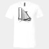 3005 - BELLA +CANVAS Unisex Jersey Short-Sleeve V-Neck T-Shirt Thumbnail