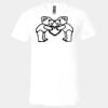 3005 - BELLA +CANVAS Unisex Jersey Short-Sleeve V-Neck T-Shirt Thumbnail