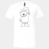 3005 - BELLA +CANVAS Unisex Jersey Short-Sleeve V-Neck T-Shirt Thumbnail
