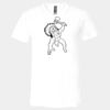 3005 - BELLA +CANVAS Unisex Jersey Short-Sleeve V-Neck T-Shirt Thumbnail
