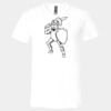 3005 - BELLA +CANVAS Unisex Jersey Short-Sleeve V-Neck T-Shirt Thumbnail