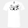 3005 - BELLA +CANVAS Unisex Jersey Short-Sleeve V-Neck T-Shirt Thumbnail