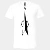 3005 - BELLA +CANVAS Unisex Jersey Short-Sleeve V-Neck T-Shirt Thumbnail