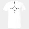 3005 - BELLA +CANVAS Unisex Jersey Short-Sleeve V-Neck T-Shirt Thumbnail