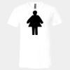3005 - BELLA +CANVAS Unisex Jersey Short-Sleeve V-Neck T-Shirt Thumbnail