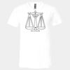 3005 - BELLA +CANVAS Unisex Jersey Short-Sleeve V-Neck T-Shirt Thumbnail