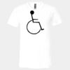 3005 - BELLA +CANVAS Unisex Jersey Short-Sleeve V-Neck T-Shirt Thumbnail