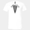 3005 - BELLA +CANVAS Unisex Jersey Short-Sleeve V-Neck T-Shirt Thumbnail