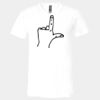 3005 - BELLA +CANVAS Unisex Jersey Short-Sleeve V-Neck T-Shirt Thumbnail