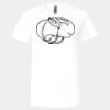 3005 - BELLA +CANVAS Unisex Jersey Short-Sleeve V-Neck T-Shirt Thumbnail