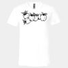 3005 - BELLA +CANVAS Unisex Jersey Short-Sleeve V-Neck T-Shirt Thumbnail