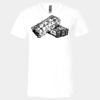 3005 - BELLA +CANVAS Unisex Jersey Short-Sleeve V-Neck T-Shirt Thumbnail