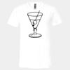 3005 - BELLA +CANVAS Unisex Jersey Short-Sleeve V-Neck T-Shirt Thumbnail