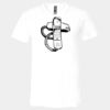 3005 - BELLA +CANVAS Unisex Jersey Short-Sleeve V-Neck T-Shirt Thumbnail