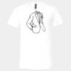 3005 - BELLA +CANVAS Unisex Jersey Short-Sleeve V-Neck T-Shirt Thumbnail