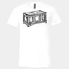 3005 - BELLA +CANVAS Unisex Jersey Short-Sleeve V-Neck T-Shirt Thumbnail