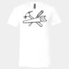 3005 - BELLA +CANVAS Unisex Jersey Short-Sleeve V-Neck T-Shirt Thumbnail