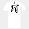 3005 - BELLA +CANVAS Unisex Jersey Short-Sleeve V-Neck T-Shirt Thumbnail