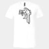 3005 - BELLA +CANVAS Unisex Jersey Short-Sleeve V-Neck T-Shirt Thumbnail