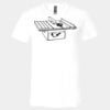 3005 - BELLA +CANVAS Unisex Jersey Short-Sleeve V-Neck T-Shirt Thumbnail
