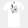 3005 - BELLA +CANVAS Unisex Jersey Short-Sleeve V-Neck T-Shirt Thumbnail