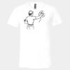 3005 - BELLA +CANVAS Unisex Jersey Short-Sleeve V-Neck T-Shirt Thumbnail