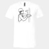 3005 - BELLA +CANVAS Unisex Jersey Short-Sleeve V-Neck T-Shirt Thumbnail