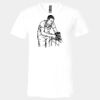 3005 - BELLA +CANVAS Unisex Jersey Short-Sleeve V-Neck T-Shirt Thumbnail