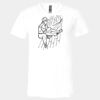 3005 - BELLA +CANVAS Unisex Jersey Short-Sleeve V-Neck T-Shirt Thumbnail