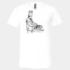 3005 - BELLA +CANVAS Unisex Jersey Short-Sleeve V-Neck T-Shirt Thumbnail