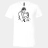 3005 - BELLA +CANVAS Unisex Jersey Short-Sleeve V-Neck T-Shirt Thumbnail