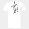3005 - BELLA +CANVAS Unisex Jersey Short-Sleeve V-Neck T-Shirt Thumbnail