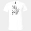 3005 - BELLA +CANVAS Unisex Jersey Short-Sleeve V-Neck T-Shirt Thumbnail