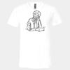 3005 - BELLA +CANVAS Unisex Jersey Short-Sleeve V-Neck T-Shirt Thumbnail