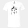 3005 - BELLA +CANVAS Unisex Jersey Short-Sleeve V-Neck T-Shirt Thumbnail